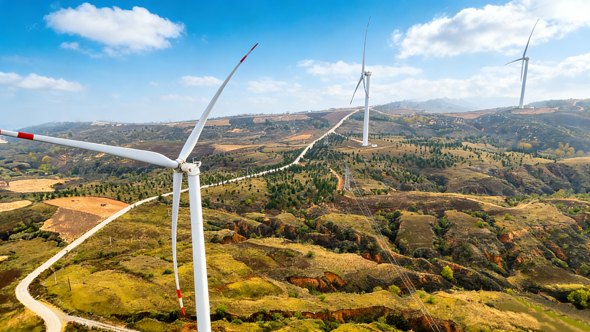 陕西凌云100MW智慧风电站